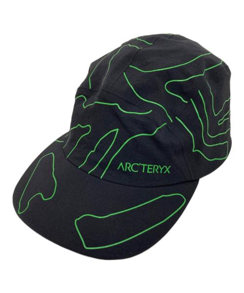 ARC'TERYX（アークテリクス）ARC'TERYX (アークテリクス) SYSTEM A PLATS PRINT CAP グリーン×ブラックの古着・服飾アイテム