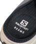 中古・古着 SALOMON (サロモン) BEAMS (ビームス) スライドサンダル グレー×ネイビー サイズ:29：4000円