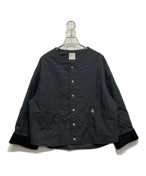 ORCIVAL（オーシバル）ORCIVAL (オーシバル) コットンインサレーションキルトノーカラーブルゾン ブラック サイズ:1の古着・服飾アイテム