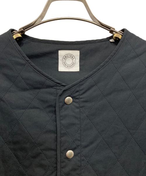 ORCIVAL（オーシバル）ORCIVAL (オーシバル) コットンインサレーションキルトノーカラーブルゾン ブラック サイズ:1の古着・服飾アイテム