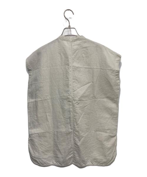 IENA（イエナ）IENA (イエナ) ヘンプ ノースリーブシャツ ベージュ サイズ:-の古着・服飾アイテム