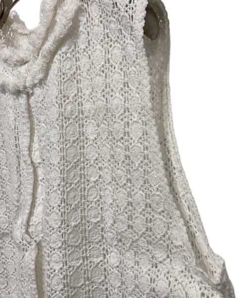 journal standard luxe（ジャーナルスタンダード ラックス）journal standard luxe (ジャーナルスタンダード ラックス) コットンレース ノースリーブブラウス ホワイト サイズ:-の古着・服飾アイテム