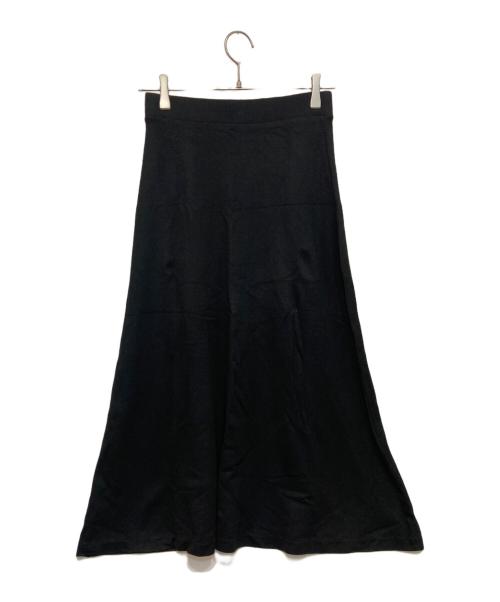 EVERYDAY I LIKE.（エヴリデイ アイ ライク）EVERYDAY I LIKE. (エヴリデイ アイ ライク) New Jersey Flare スカート ブラック サイズ:36の古着・服飾アイテム