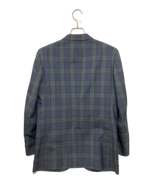 VAN JAC（ヴァン・ヂャケット）VAN JAC (ヴァン) ブラックウォッチ チェックテーラードジャケット グリーン サイズ:A-5の古着・服飾アイテム