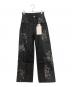 FETICO（フェティコ）の古着「STUDIOUS別注 ROSE DENIM PANTS」｜グレー