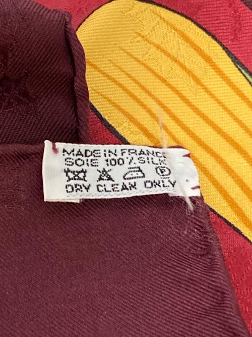 HERMES（エルメス）HERMES (エルメス) 去年の雪 NEIGE D'ANTAN DETAIL CARRE レッドの古着・服飾アイテム