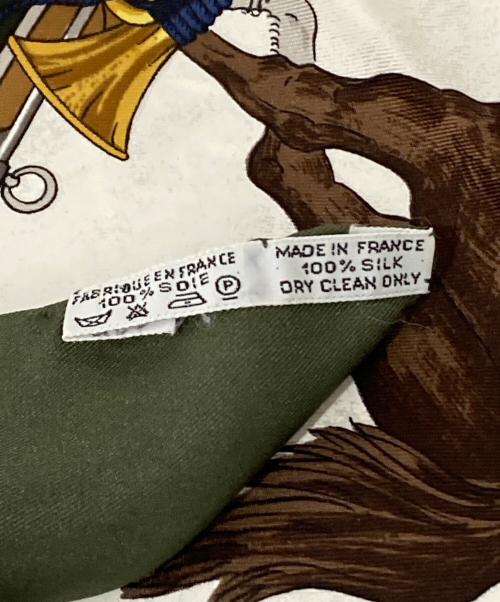 HERMES（エルメス）HERMES (エルメス) MARINE ET CAVALERIE 海と海兵隊 グリーンの古着・服飾アイテム