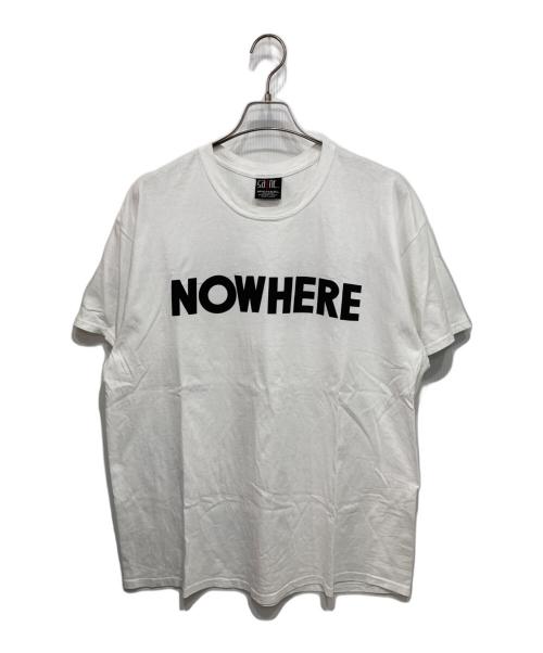 SAINT MICHAEL（セントマイケル）SAINT MICHAEL (セントマイケル) NOWHEREプリントTシャツ ホワイト サイズ:L/XLの古着・服飾アイテム