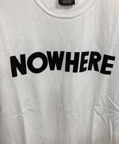 SAINT MICHAEL（セントマイケル）SAINT MICHAEL (セントマイケル) NOWHEREプリントTシャツ ホワイト サイズ:L/XLの古着・服飾アイテム