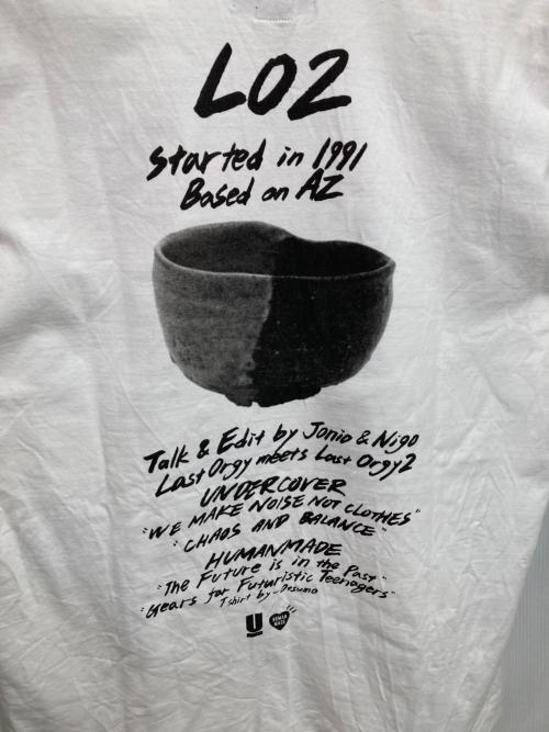 UNDERCOVER（アンダーカバー）UNDERCOVER (アンダーカバー) HUMAN MADE (ヒューマンメイド) LAST ORGY 2 S/S T-SHIRT ホワイト サイズ:XLの古着・服飾アイテム