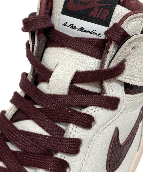 NIKE（ナイキ）NIKE (ナイキ) A Ma Maniere (ア・マ・マニエール) Air Jordan 1 Retro High OG Sail and Burgundy サイズ:28.5の古着・服飾アイテム