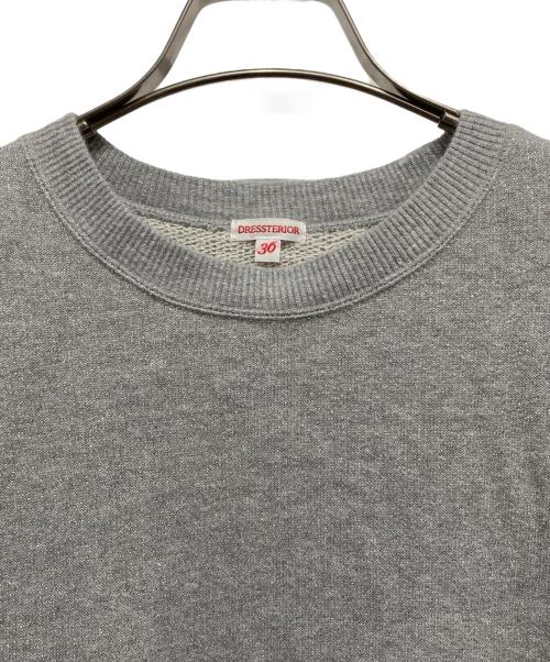 DRESSTERIOR（ドレステリア）DRESSTERIOR (ドレステリア) ラメ裏毛プルオーバー グレー サイズ:36の古着・服飾アイテム