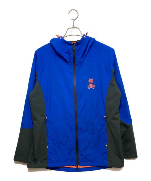 Psycho Bunny（サイコ バニー）Psycho Bunny (サイコ バニー) ジップアップジャケット オレンジ×ブルー サイズ:Lの古着・服飾アイテム