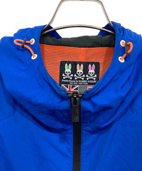 Psycho Bunny（サイコ バニー）Psycho Bunny (サイコ バニー) ジップアップジャケット オレンジ×ブルー サイズ:Lの古着・服飾アイテム