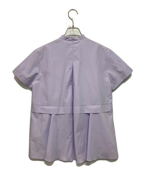 MARILYN MOON（マリリンムーン）MARILYN MOON (マリリンムーン) フロントフリルブラウス パープル サイズ:-の古着・服飾アイテム