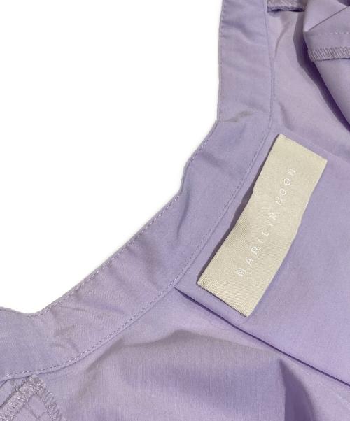 MARILYN MOON（マリリンムーン）MARILYN MOON (マリリンムーン) フロントフリルブラウス パープル サイズ:-の古着・服飾アイテム