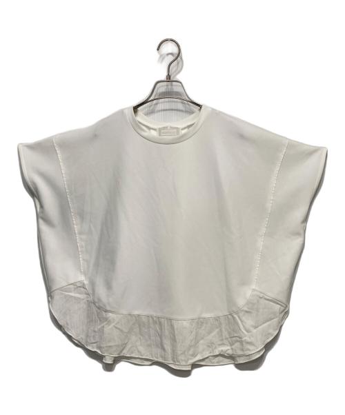 BEARDSLEY（ビアズリー）BEARDSLEY (ビアズリー) ラウンドヘムＴ ホワイト サイズ:Fの古着・服飾アイテム