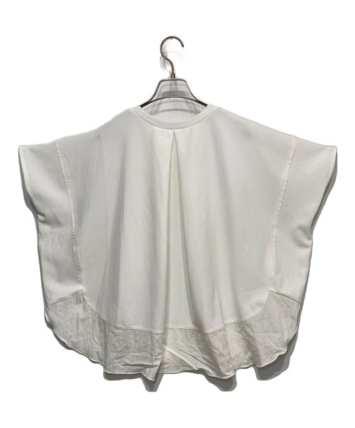 BEARDSLEY（ビアズリー）BEARDSLEY (ビアズリー) ラウンドヘムＴ ホワイト サイズ:Fの古着・服飾アイテム