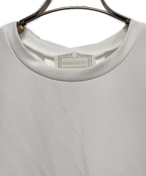 BEARDSLEY（ビアズリー）BEARDSLEY (ビアズリー) ラウンドヘムＴ ホワイト サイズ:Fの古着・服飾アイテム