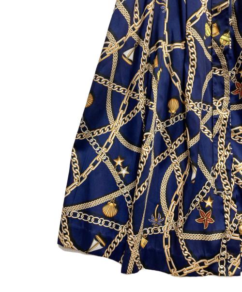GRACE CLASS（グレースクラス）GRACE CLASS (グレースクラス) チェーンマリンプリントワンピース ネイビー サイズ:38の古着・服飾アイテム