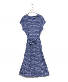 UNTITLED（アンタイトル）の古着「総柄Aラインワンピース」｜ブルー