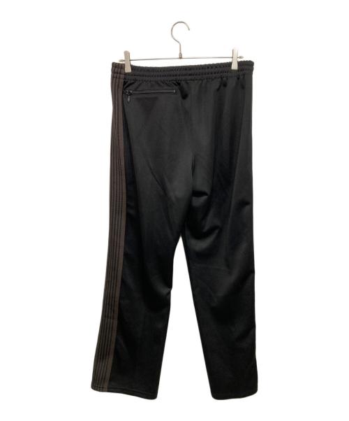 Needles（ニードルズ）Needles (ニードルズ) Track Pant - Poly Smooth ブラック×ブラウン サイズ:Mの古着・服飾アイテム