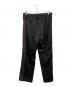 Needles (ニードルズ) Track Pant - Poly Smooth ブラック×ブラウン サイズ:M：15000円