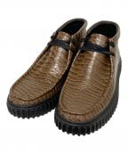 CLARKS×MARTINE ROSEクラークス×マーティン・ローズ）の古着「CUR TORHILL HI」｜ブラウン