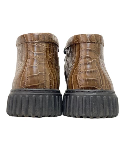 CLARKS（クラークス）CLARKS (クラークス) MARTINE ROSE (マーティン・ローズ) CUR TORHILL HI ブラウン サイズ:27.5の古着・服飾アイテム