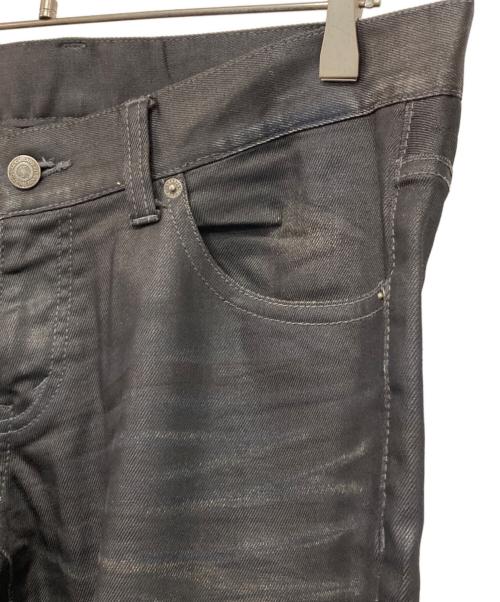 TORNADO MART（トルネードマート）TORNADO MART (トルネードマート) ミラー加工デニムパンツ ブラック サイズ:LLの古着・服飾アイテム