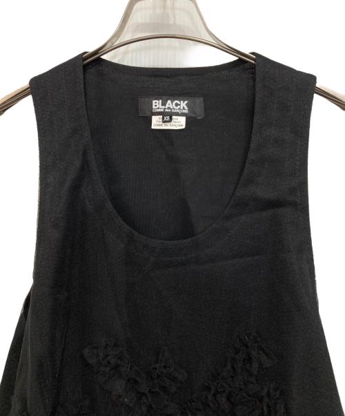 BLACK COMME des GARCONS（ブラックコムデギャルソン）BLACK COMME des GARCONS (ブラックコムデギャルソン) 25SS ナイロンチュールワンピース ブラック サイズ:XSの古着・服飾アイテム
