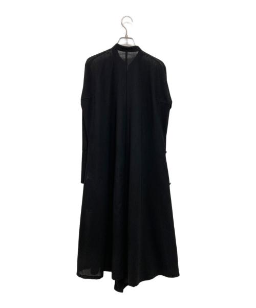 YOHJI YAMAMOTO（ヨウジヤマモト）YOHJI YAMAMOTO (ヨウジヤマモト) チャイナ ワンピース ブラック サイズ:Sの古着・服飾アイテム