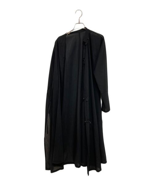 YOHJI YAMAMOTO（ヨウジヤマモト）YOHJI YAMAMOTO (ヨウジヤマモト) チャイナ ワンピース ブラック サイズ:Sの古着・服飾アイテム