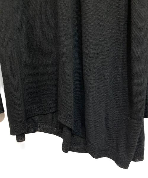 Y's（ワイズ）Y's (ワイズ) レーヨンリネンカーディガン ブラック サイズ:3の古着・服飾アイテム