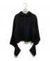 tricot COMME des GARONS（トリコ コム デ ギャルソン）の古着「バッグボタン 変形アームウールシャツ」｜ブラック