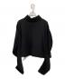 tricot COMME des GARONS (トリコ コム デ ギャルソン) バッグボタン 変形アームウールシャツ ブラック サイズ:S：19000円