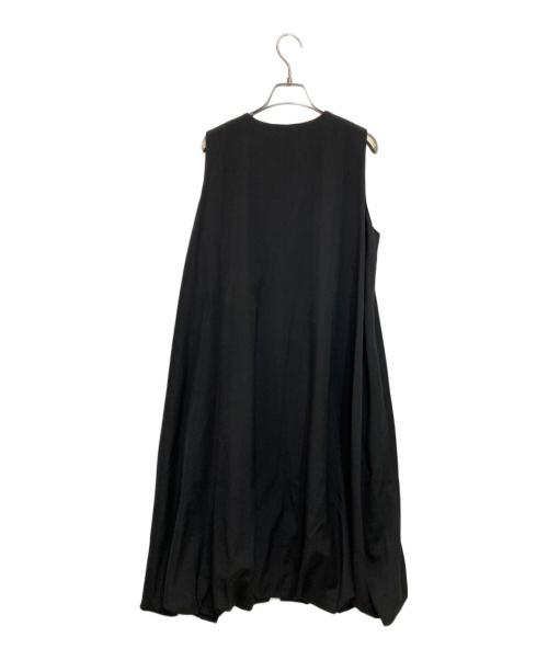 Y's….（ワイズ）Y's…. (ワイズ) 25SS ウールギャバジンバルーンドレス ブラック サイズ:2の古着・服飾アイテム
