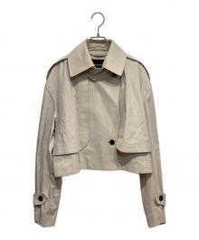 IHATOV（イーハトーブ）の古着「ショートトレンチジャケット」｜ベージュ