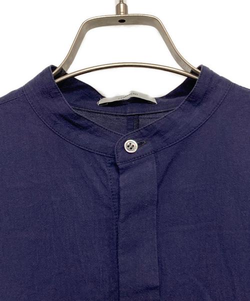 FEMMENT（ファモン）FEMMENT (ファモン) 別注Coボイルサッカーケープスリーブシャツ ネイビー サイズ:3の古着・服飾アイテム