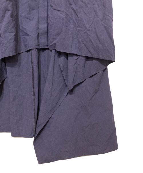 FEMMENT（ファモン）FEMMENT (ファモン) 別注Coボイルサッカーケープスリーブシャツ ネイビー サイズ:3の古着・服飾アイテム