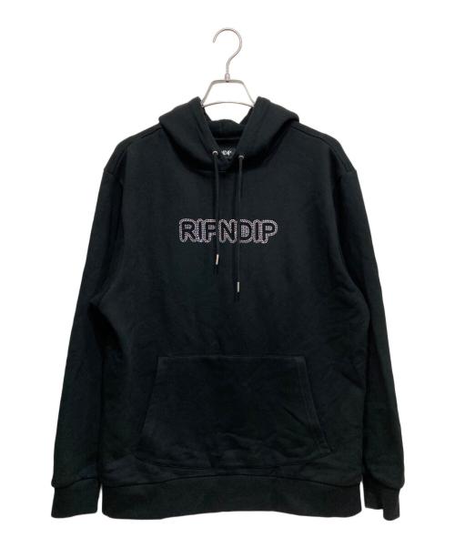 RIPNDIP（リップンディップ）RIPNDIP (リップンディップ) ロゴパーカー ブラック サイズ:Lの古着・服飾アイテム
