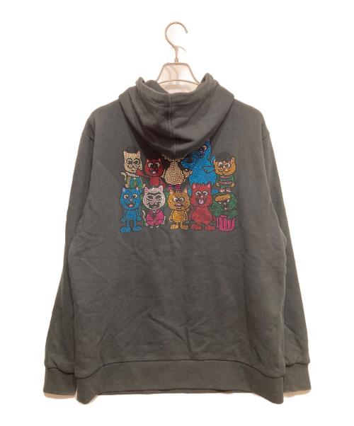 RIPNDIP（リップンディップ）RIPNDIP (リップンディップ) ロゴパーカー ブラック サイズ:Lの古着・服飾アイテム