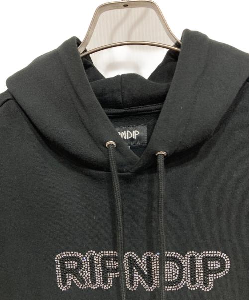 RIPNDIP（リップンディップ）RIPNDIP (リップンディップ) ロゴパーカー ブラック サイズ:Lの古着・服飾アイテム