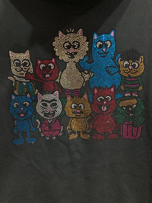 RIPNDIP（リップンディップ）RIPNDIP (リップンディップ) ロゴパーカー ブラック サイズ:Lの古着・服飾アイテム