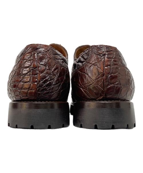 LENDVAY&SCHWARCZ（レントファイ&シュワルツ）LENDVAY&SCHWARCZ (レントファイ&シュワルツ) 型押しシューズ ブラウン サイズ:-の古着・服飾アイテム