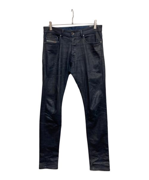 DIESEL（ディーゼル）DIESEL (ディーゼル) コーティング加工デニムパンツ インディゴ サイズ:30の古着・服飾アイテム
