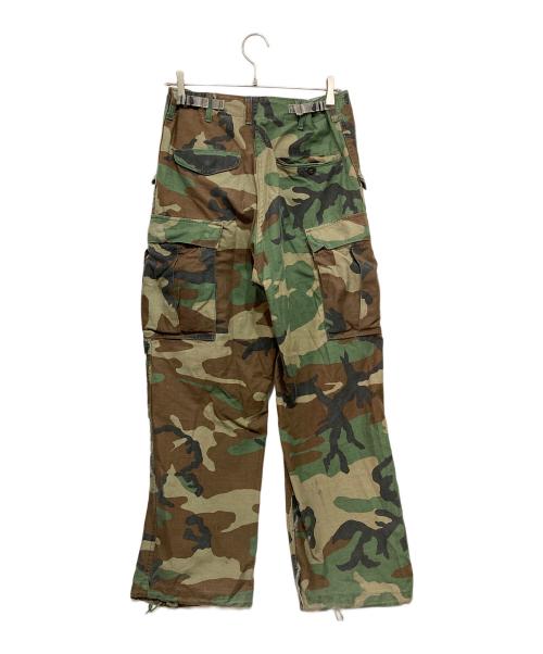 USED（ユーズド）USED (ユーズド) ミリタリーカーゴパンツ ブラウン×オリーブ サイズ:Sの古着・服飾アイテム