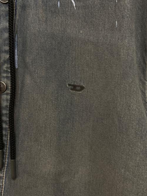 DIESEL（ディーゼル）DIESEL (ディーゼル) DE DALIS HOODIE インディゴ サイズ:Sの古着・服飾アイテム