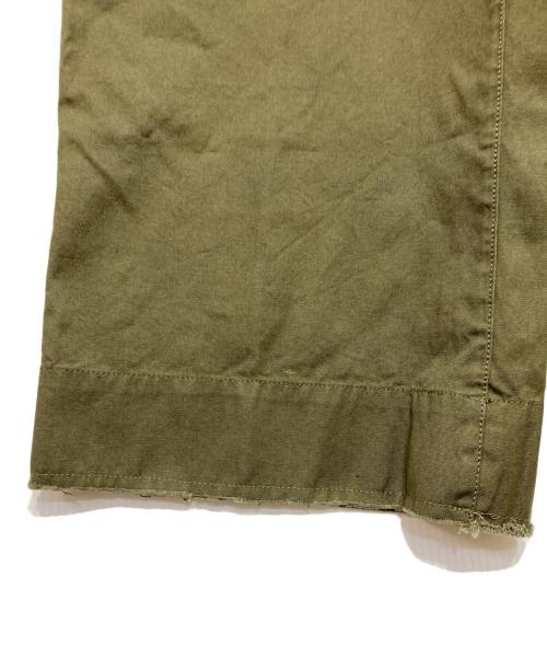 DIESEL（ディーゼル）DIESEL (ディーゼル) ミリタリークロップドワークパンツ オリーブ サイズ:36の古着・服飾アイテム