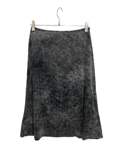 DIESEL（ディーゼル）DIESEL (ディーゼル) O-Rossiシェイプミディスカート ブラック サイズ:Mの古着・服飾アイテム